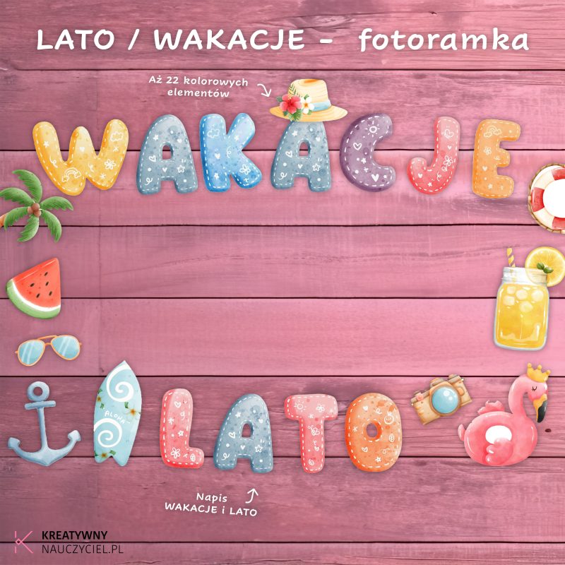 LATO / WAKACJE -  fotoramka