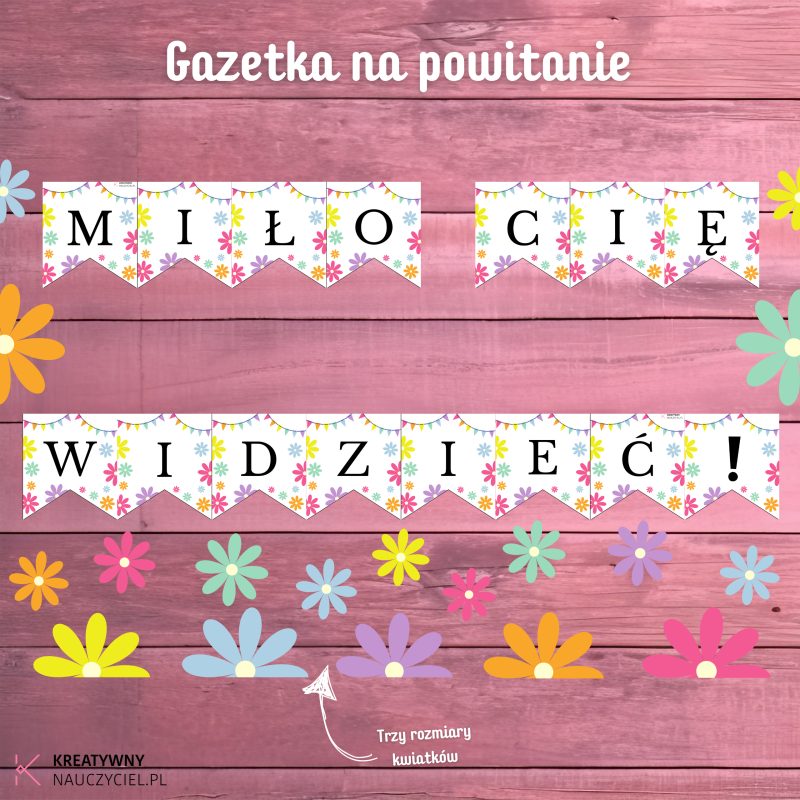 Gazetka na powitanie