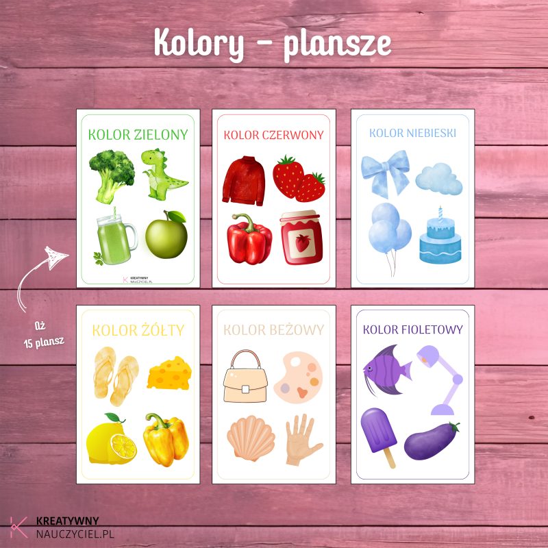 Plansze z kolorami