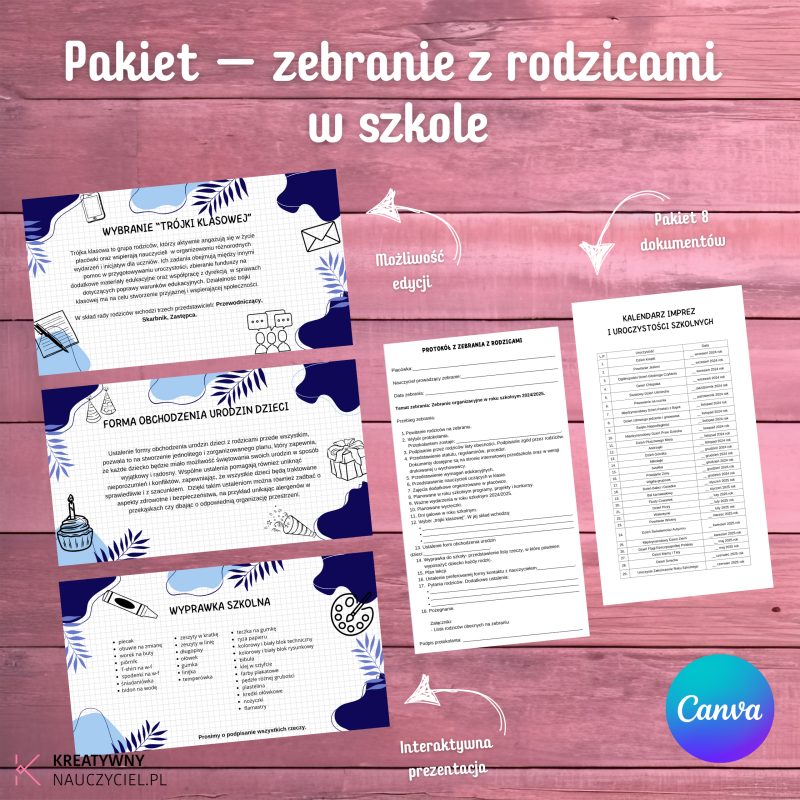 Pakiet – zebranie w szkole