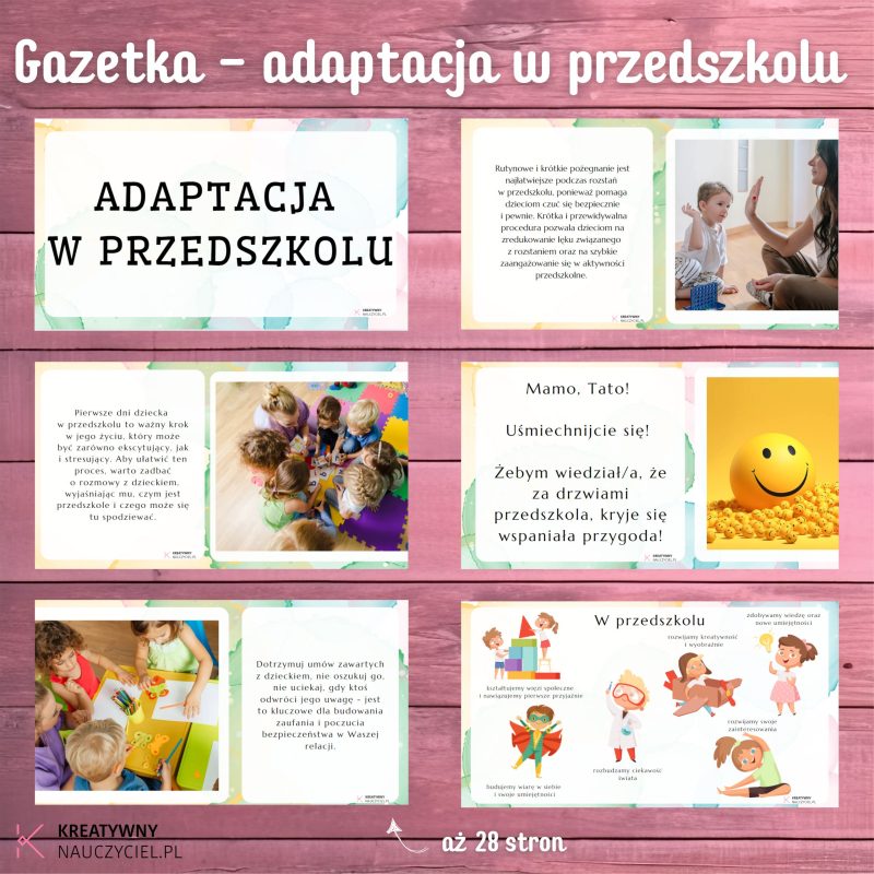 Gazetka – adaptacja w przedszkolu