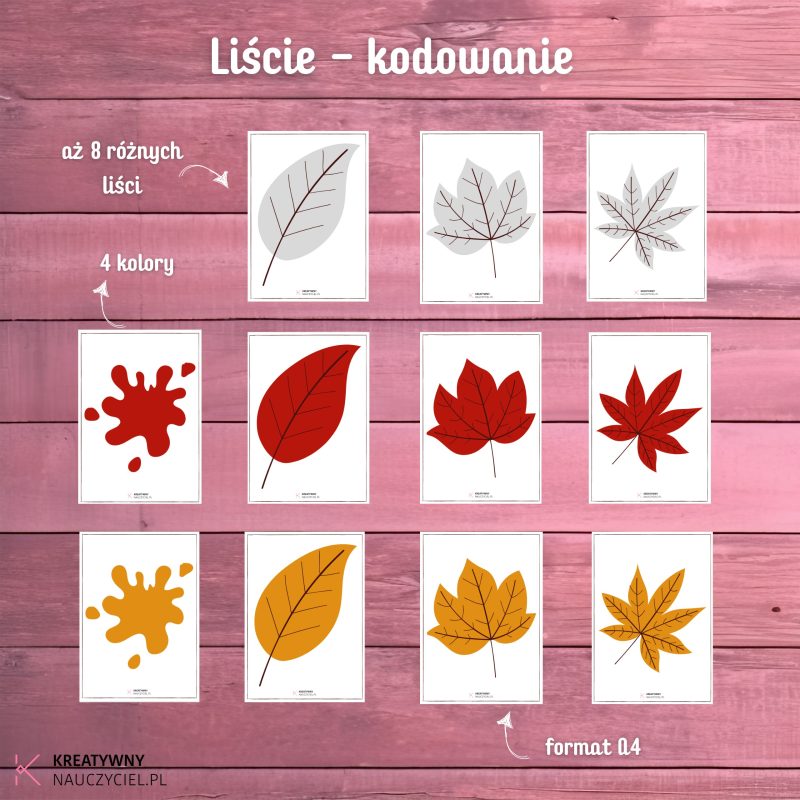 Liście - kodowanie