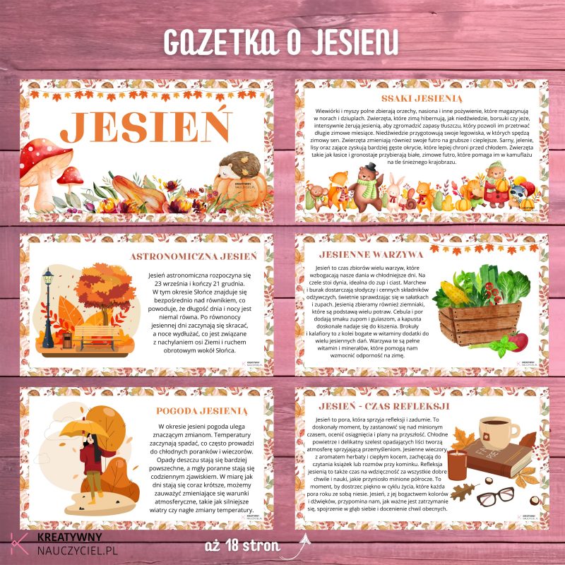 Gazetka o jesieni