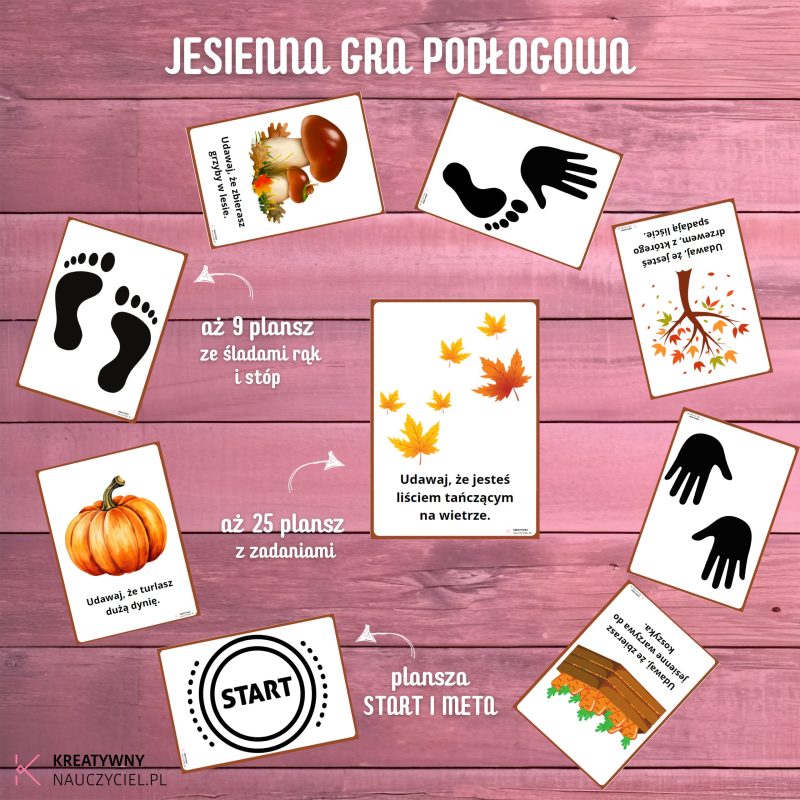 Jesienna gra podłogowa