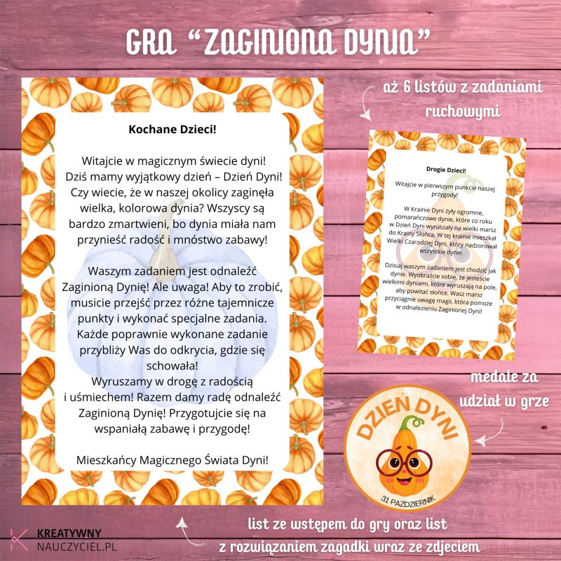Gra "Zaginiona dynia"