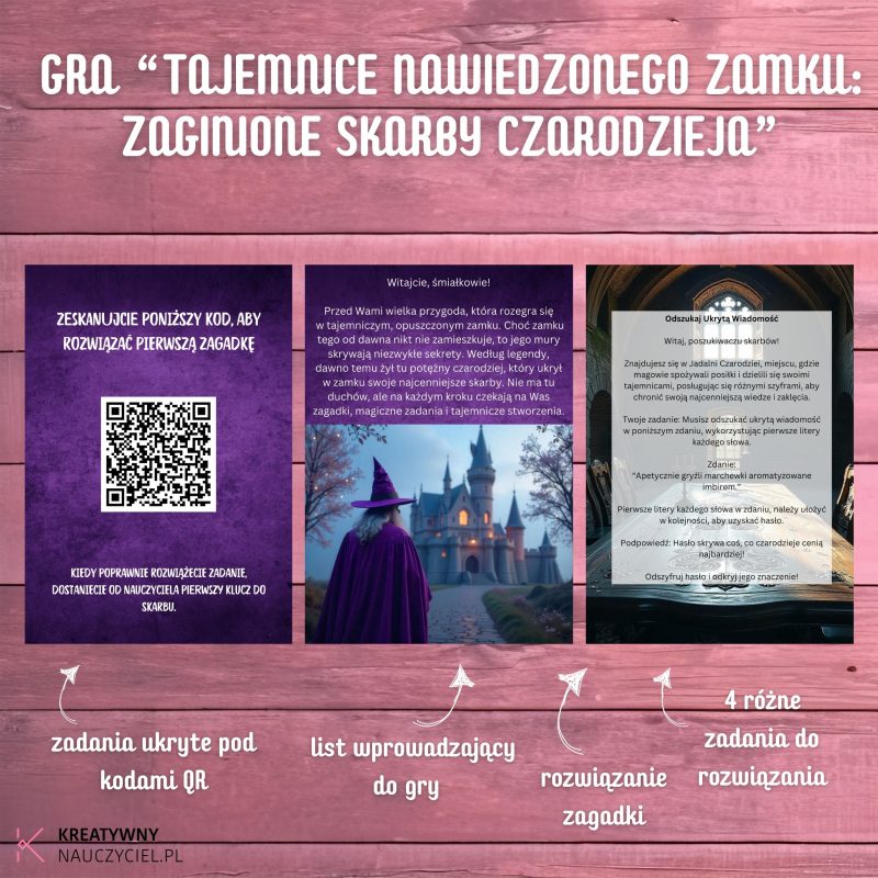 Gra "Tajemnice Nawiedzonego Zamku"