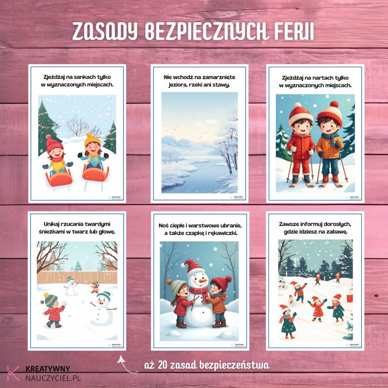 Zasady bezpiecznych ferii