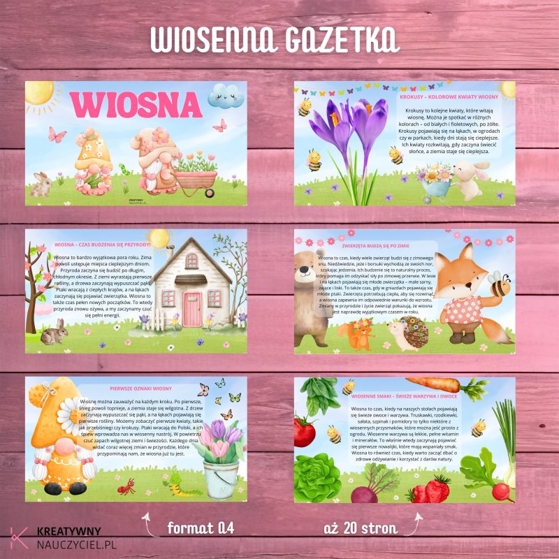 Wiosenna gazetka