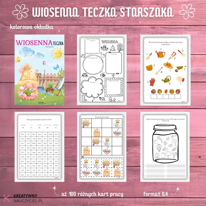 Wiosenna teczka starszaka