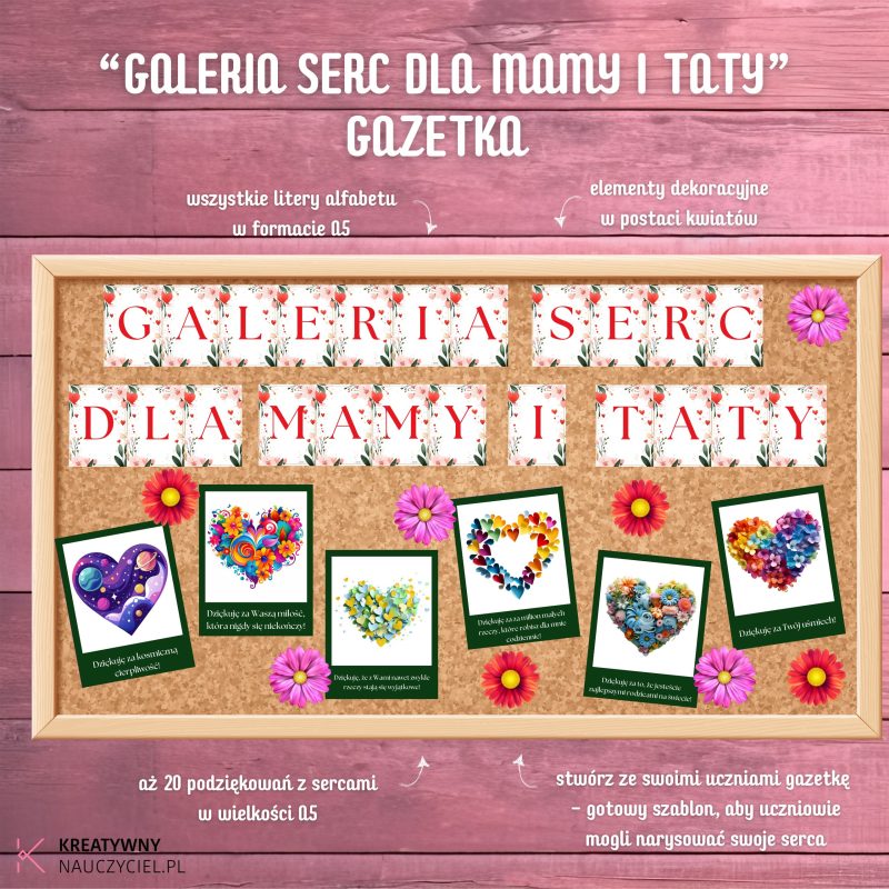 Gazetka na dzień Mamy i Taty