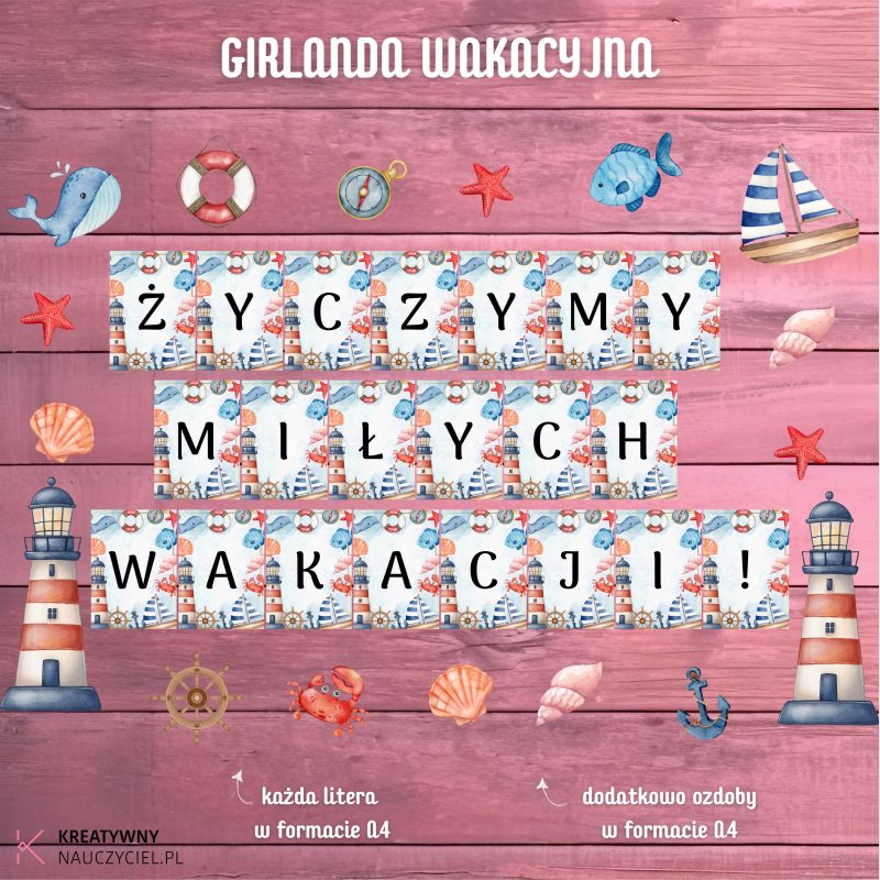 Girlanda wakacyjna