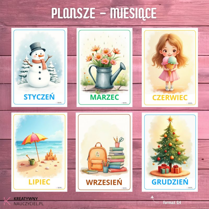 Plansze - miesiące