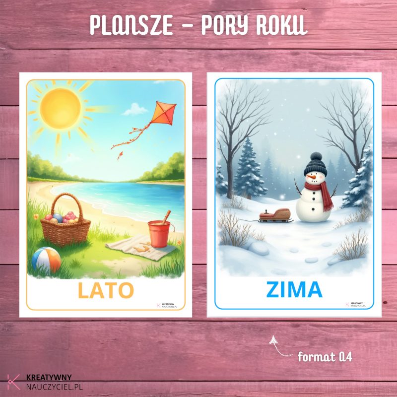 Plansze - pory roku