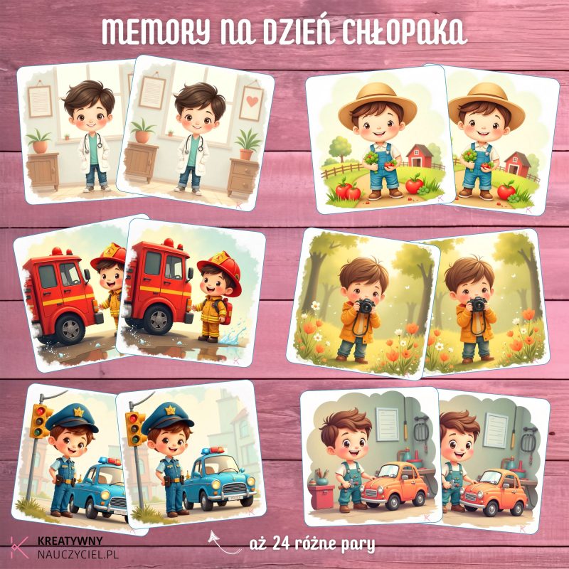 Memory na Dzień Chłopaka