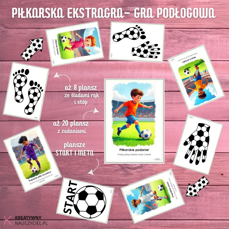 Piłkarska Ekstragra - gra podłogowa