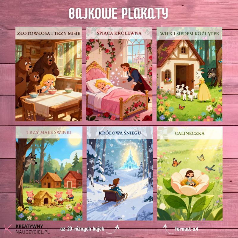 Bajkowe plakaty
