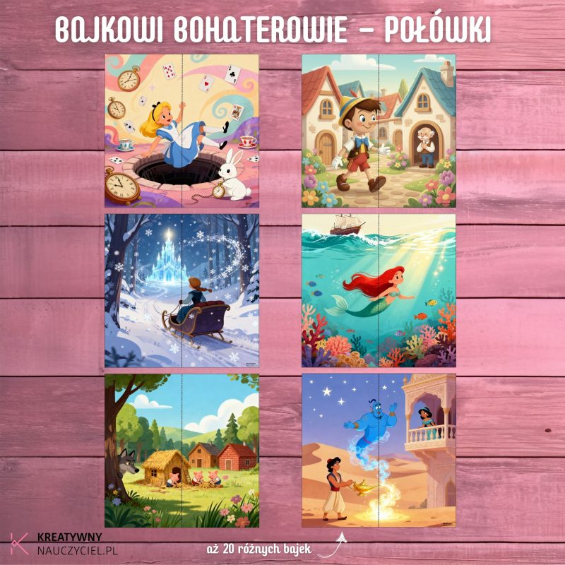 Bajkowi Bohaterowie – Połówki