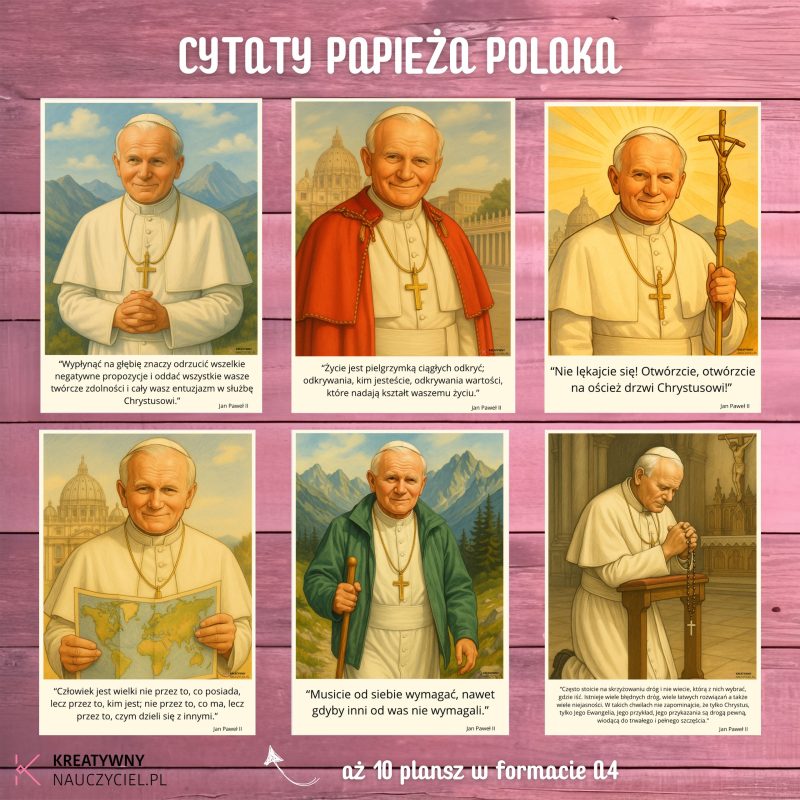 Cytaty Papieża Polaka