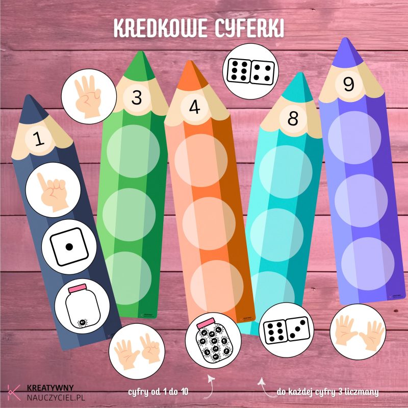 Kredkowe Cyferki