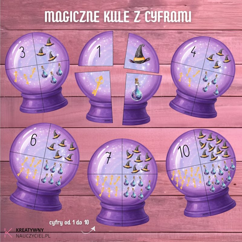 Magiczne Kule z Cyframi