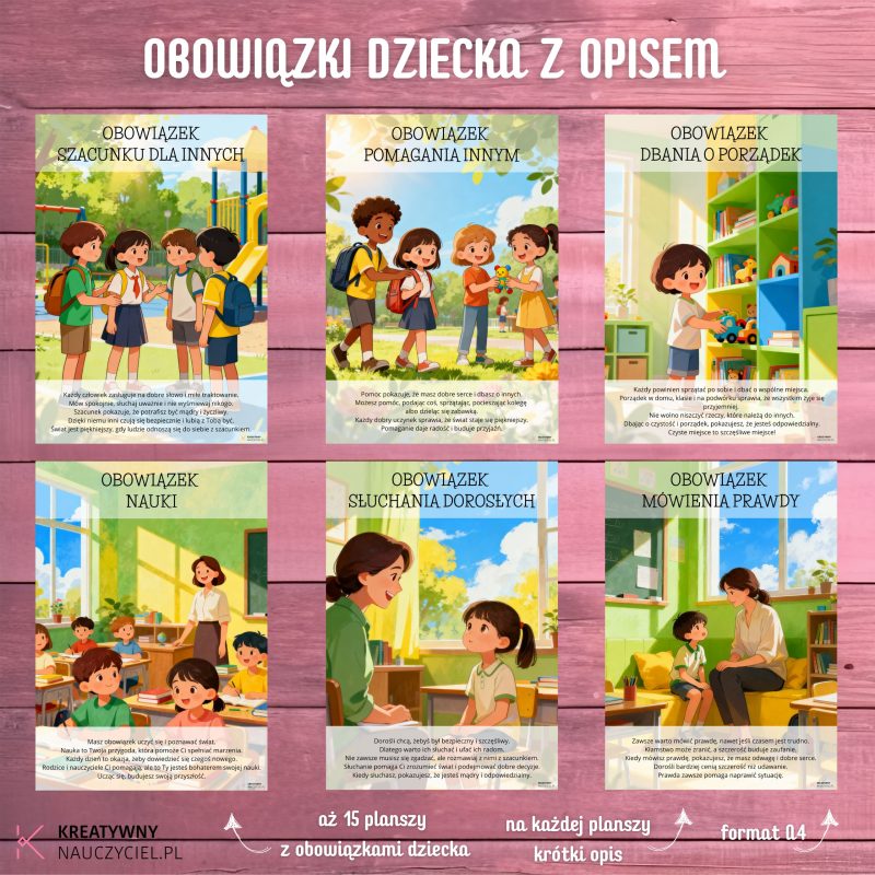 Obowiązki Dziecka z Opisem