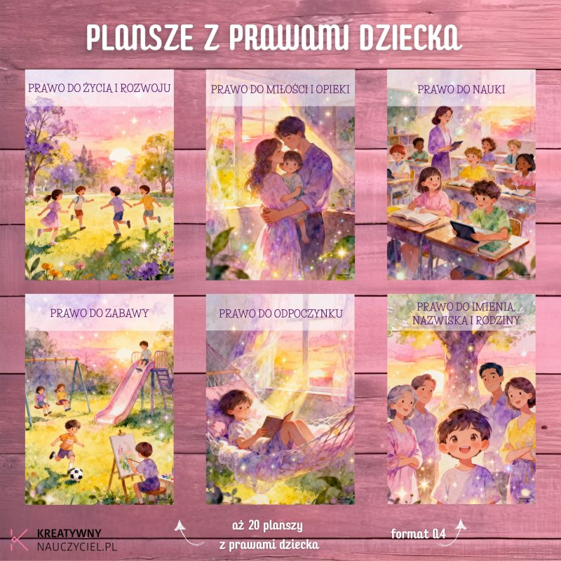 Plansze z prawami dziecka