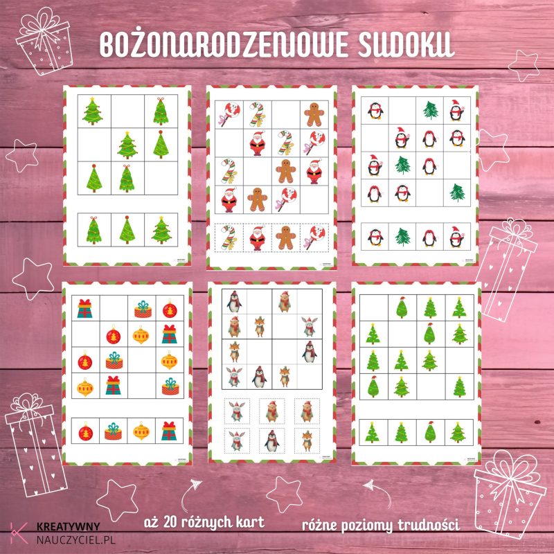 Bożonarodzeniowe sudoku