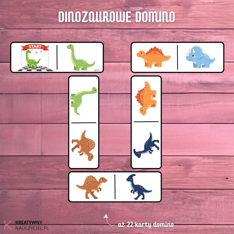 Dinozaurowe Domino