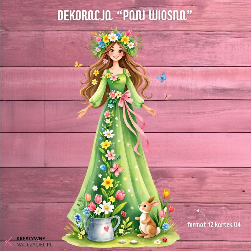 Dekoracja "Pani Wiosna"