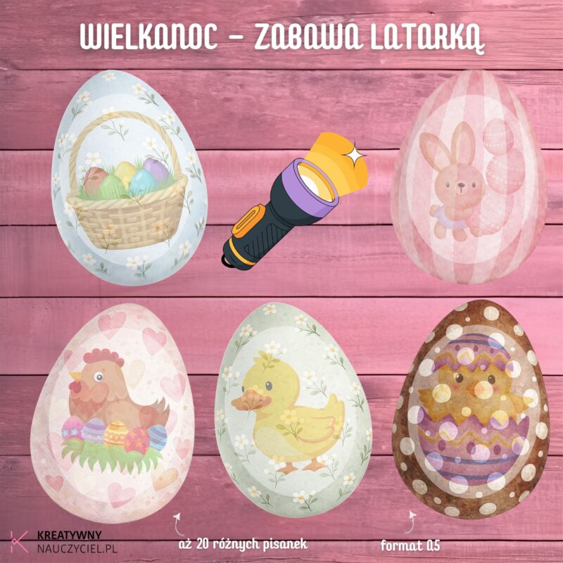 Wielkanoc – Zabawa latarką