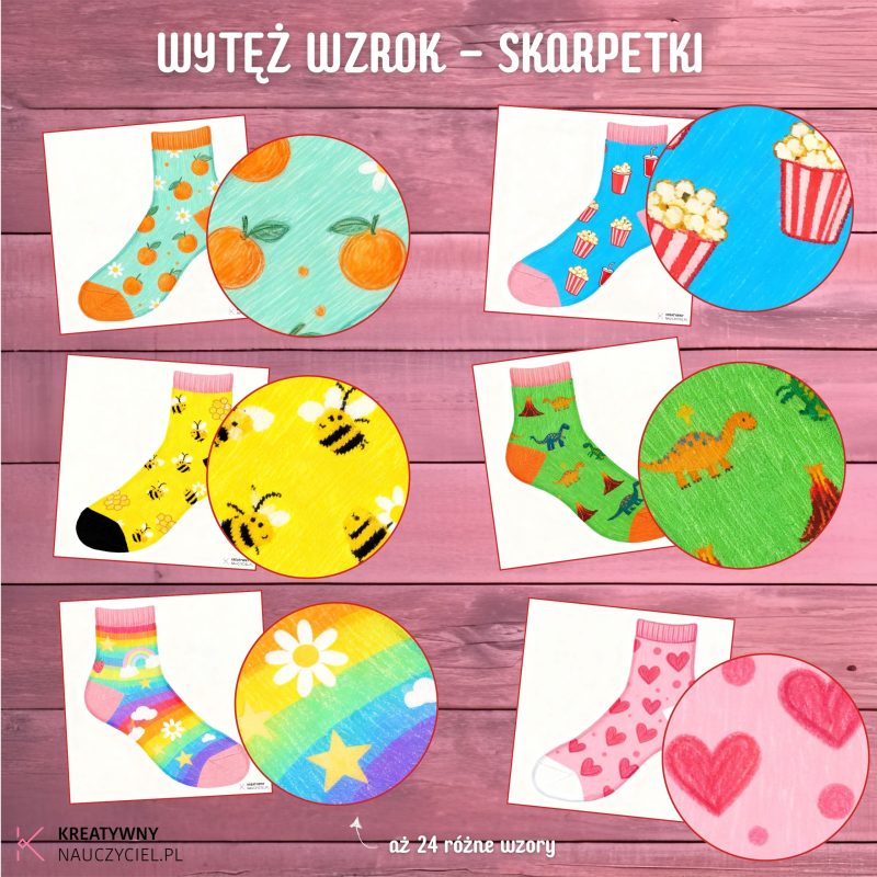 Wytęż wzrok - Skarpetki