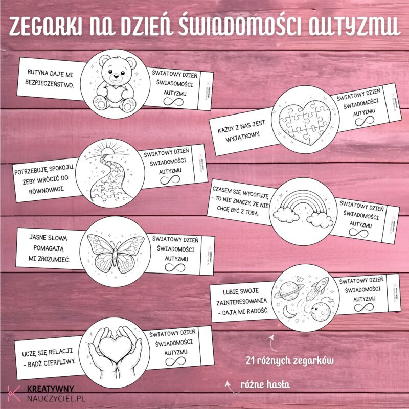 Zegarki na Dzień Świadomości Autyzmu