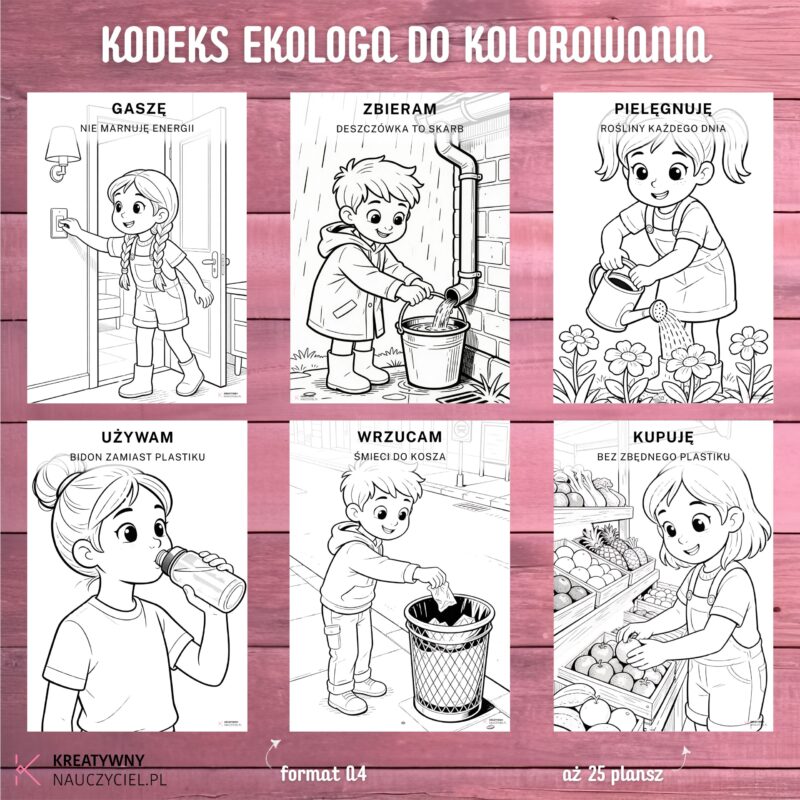 Kodeks Ekologa do kolorowania