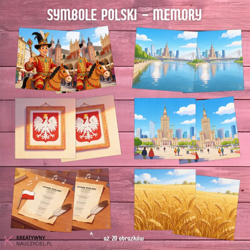 Symbole Polski – memory