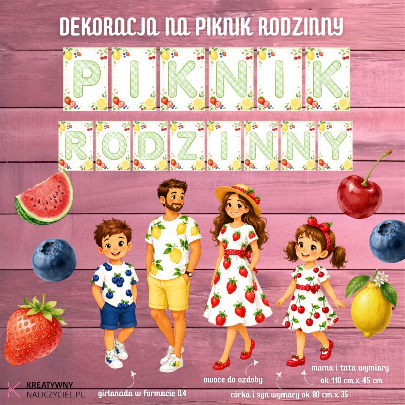 Dekoracja na Piknik Rodzinny
