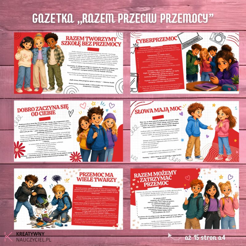 Gazetka "Razem przeciw przemocy"