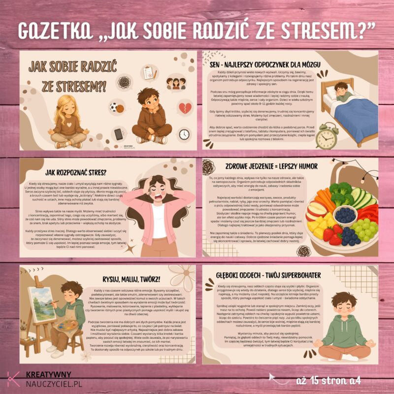 Gazetka "Jak sobie radzić ze stresem?"